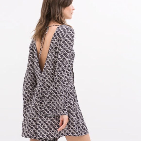 Zara Pants - NWT Zara flowery romper in XS